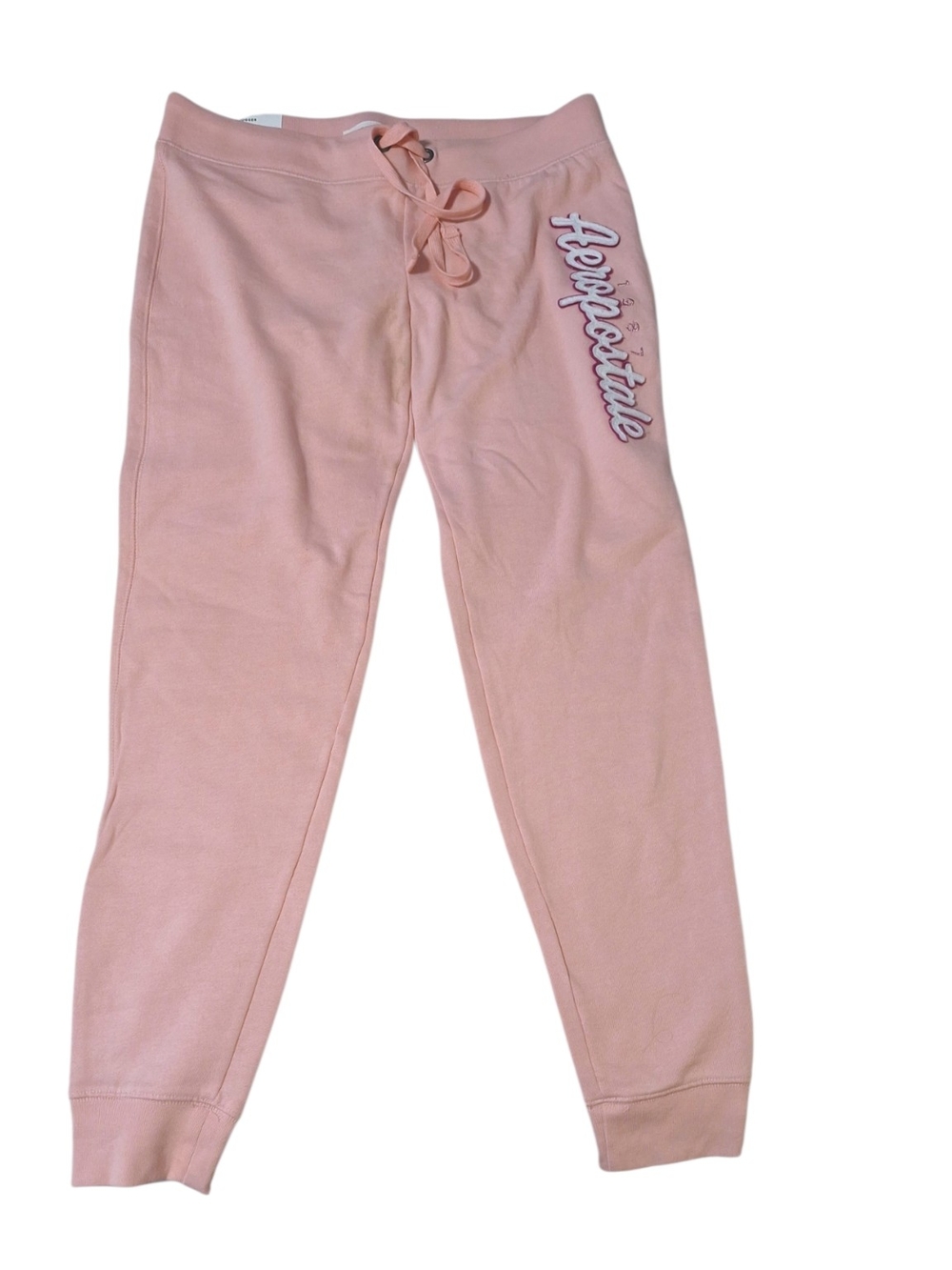 Aeropostale Light Peach Pink Drawstring Jogger Sweatpants NWT